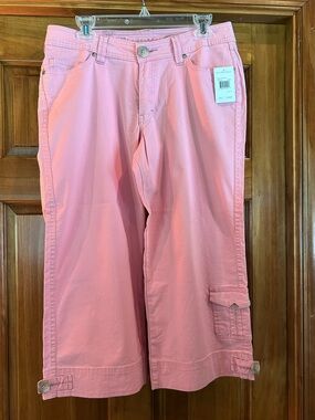 Christopher Blue Pink Havanna Crop Pants
